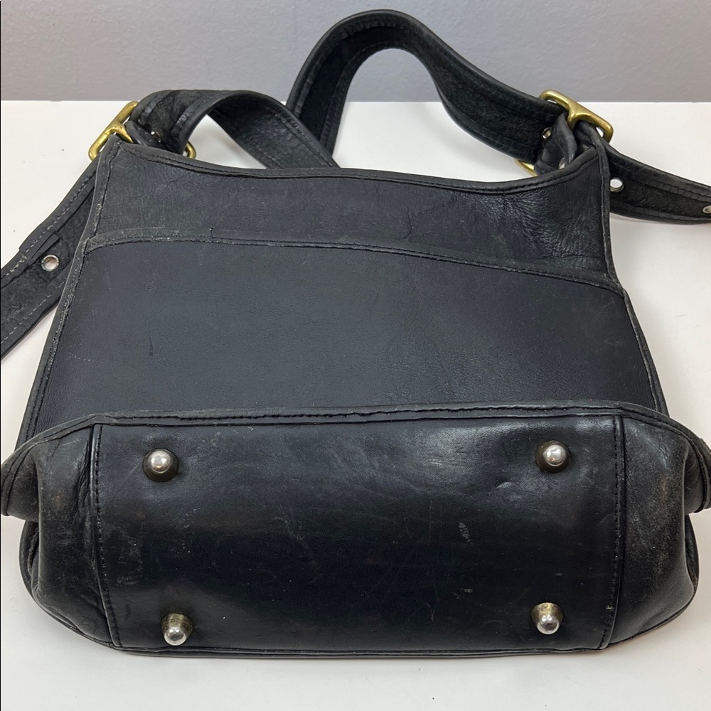 Coach USA Legacy Black Leather Crossbody Shoulder Bag 9966 - Picture 8 of 16